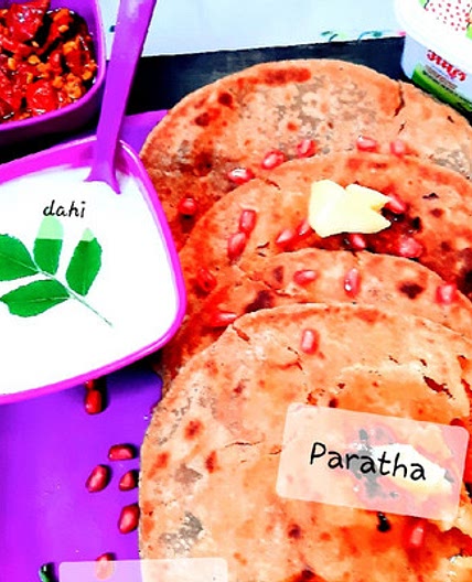 दही का स्टफ पराठा (Dahi Ka Stuff Paratha recipe in Hindi)