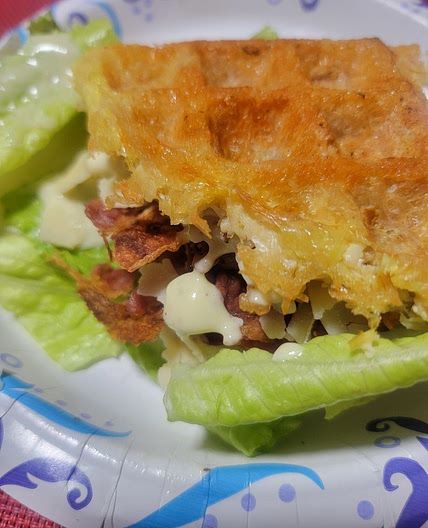 Keto Chicken Caesar Sandwich
