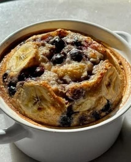 Blueberry baked oats 🫐