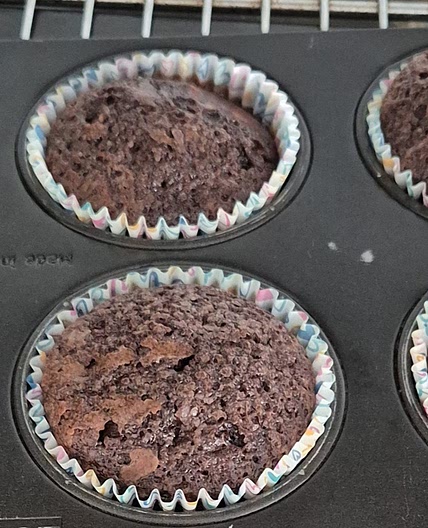 Cupcake formed brownies that are cupcake-ish