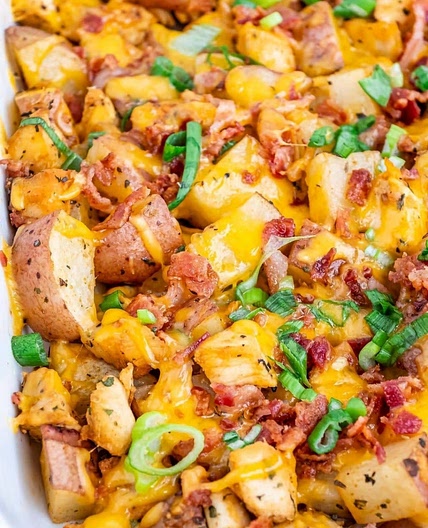 Loaded Chicken and Potato Casserole