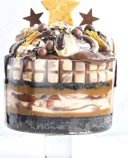 Caramilk honeycomb trifle recipe