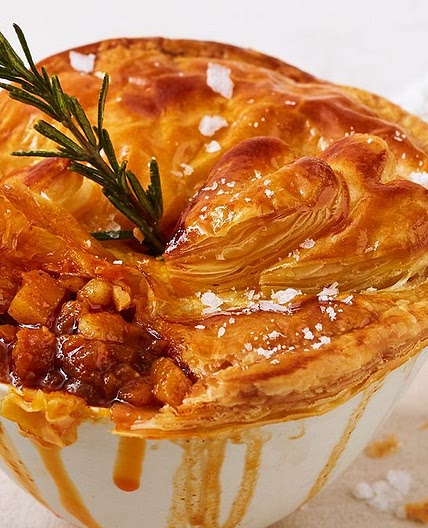 Roast lamb pot pies