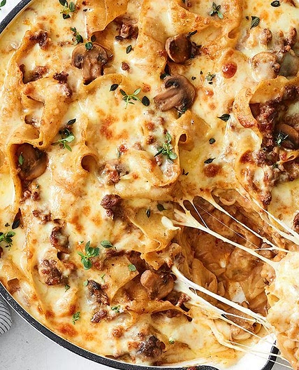One-pan French onion beef stroganoff recipe