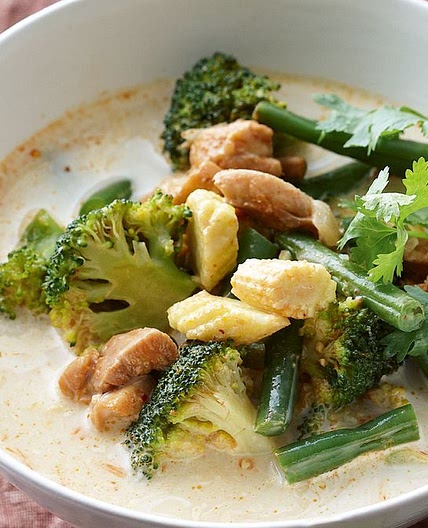 Thai red curry soup