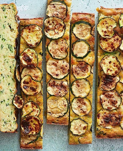 Healthy zucchini slice recipe