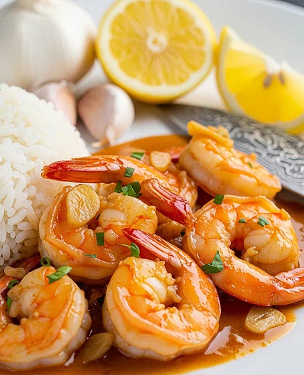 Shrimp in Garlic Sauce Recipe Quick, Flavorful Dinner with Sharp Blades