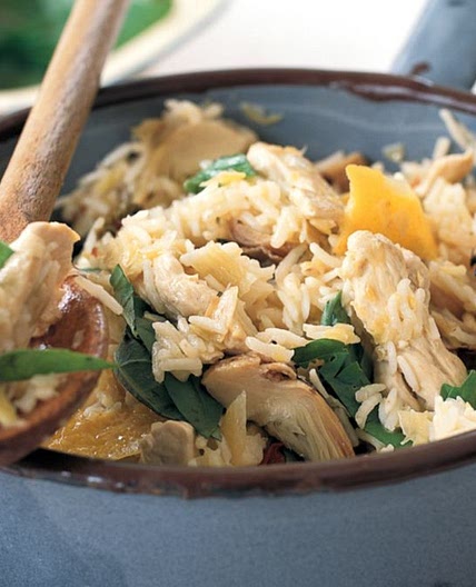 Easy chicken and artichoke rice