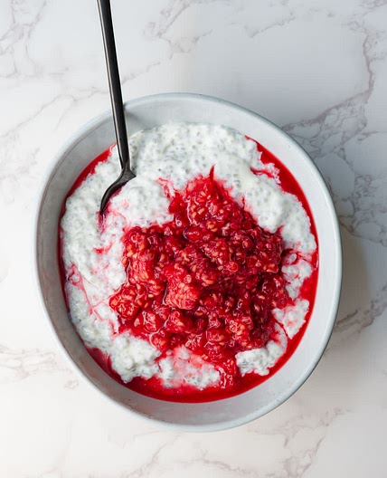 Chia Pudding with Yogurt