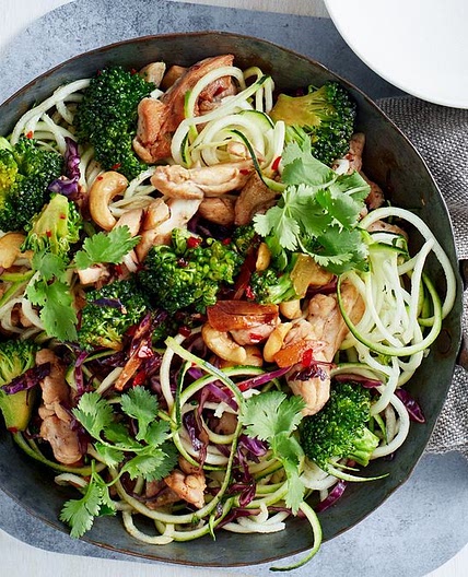 Easy keto chicken chow mein recipe