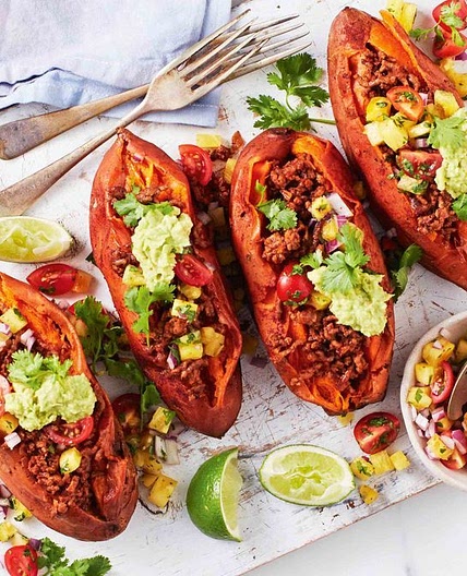 Better-for-you sweet potato tacos recipe
