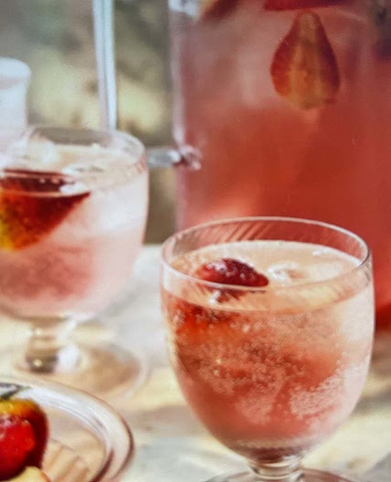 Strawberry & Elderflower Rose Punch
