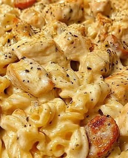 Creamy Pepper Jack Chicken & Sausage Pasta