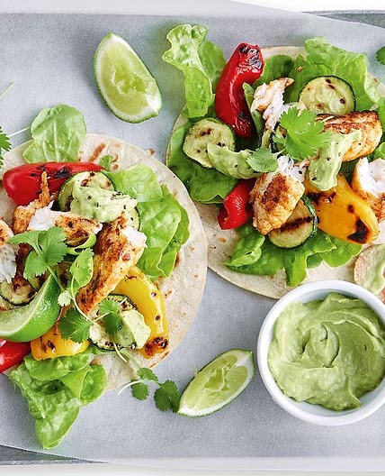 Fish tacos with chipotle avocado recipe