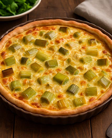 Quiche aux poireaux