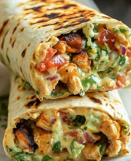 🌯 Chipotle Ranch Grilled Chicken Burrito