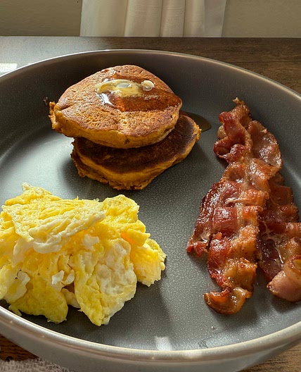 Pumpkin pancakes 