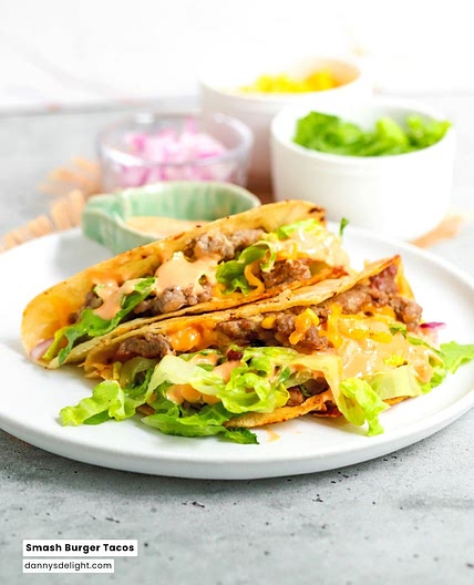 Smash Burger Tacos