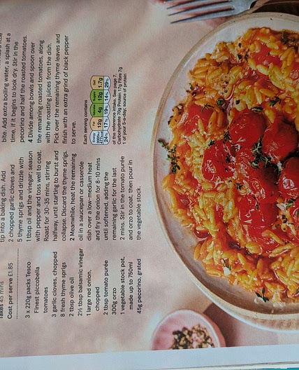 Tomato orzo