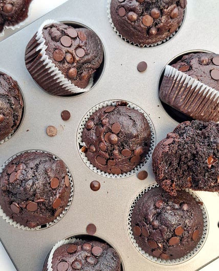 Double Chocolate Muffins
