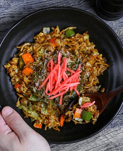 Sobameshi (Yakisoba Fried Rice)