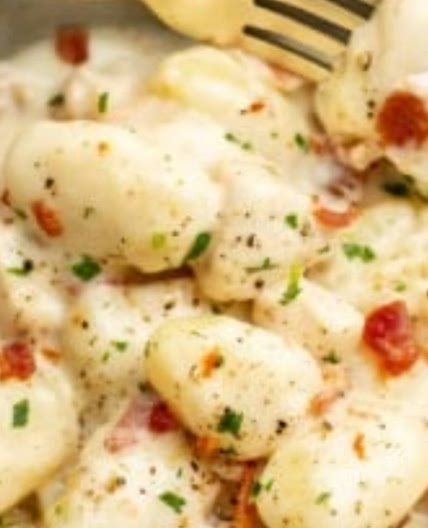 Creamy Leek Gnocchi