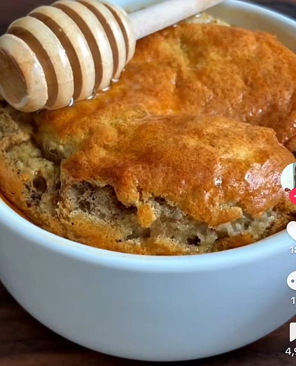 Honey Walnut Baked Oats