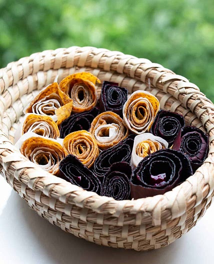 Fruity Leather Rolls (Made in the Oven)