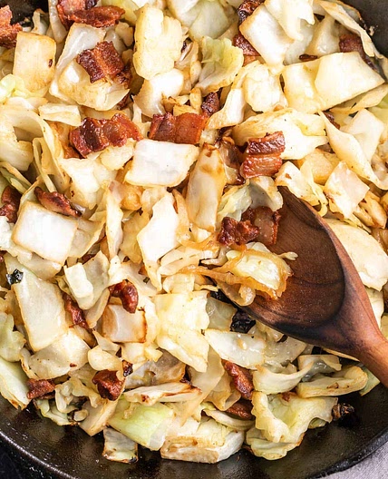 Keto Fried Cabbage