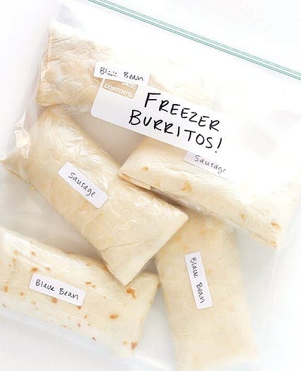 Freezer Breakfast Burritos