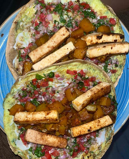 Tofu Pumpkin Wrap