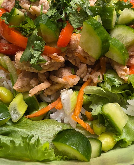GPT Chicken Lettuce Wrap Bowl 🍲