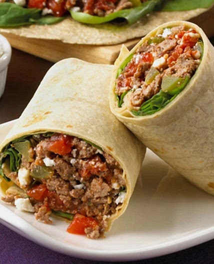 Tortilje sa mlevenim mesom i povrćem