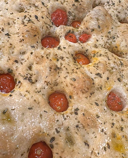 Focaccia mille bolle