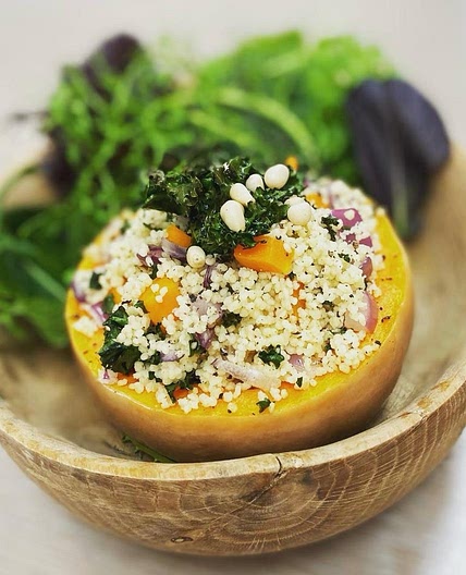 Air Fryer Stuffed Butternut