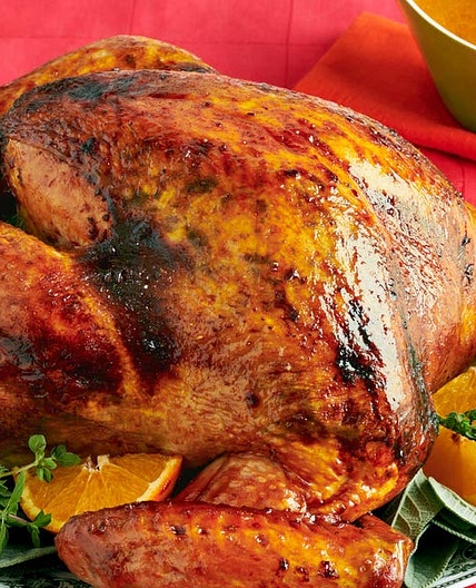 Honey-Chipotle Glazed Turkey with Gravy
