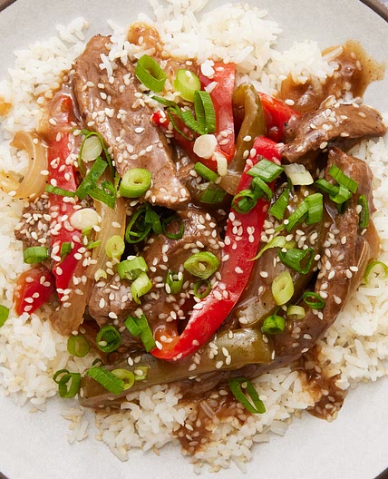 Crockpot Pepper Steak