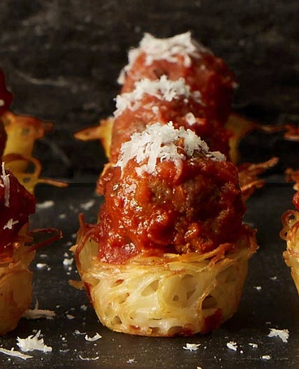 Spaghetti and Meatball Nests