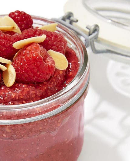 Chocolate-Raspberry Chia Pudding