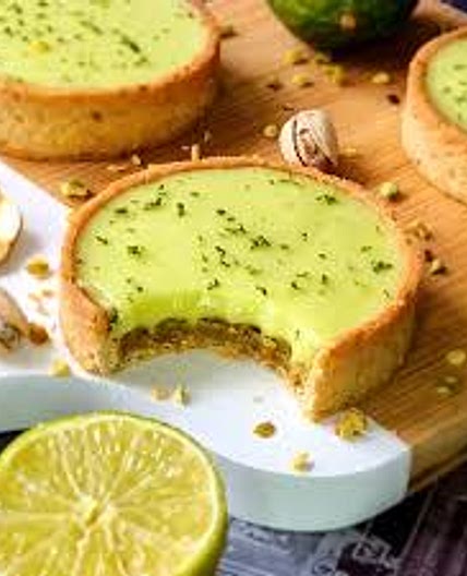 Tartelettes pistache et citron vert
