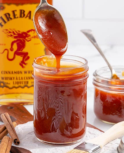 Sauce barbecue au Fireball