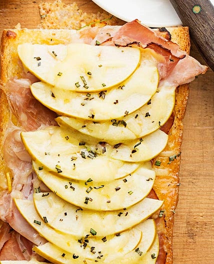 Ham and Cheese Pizza