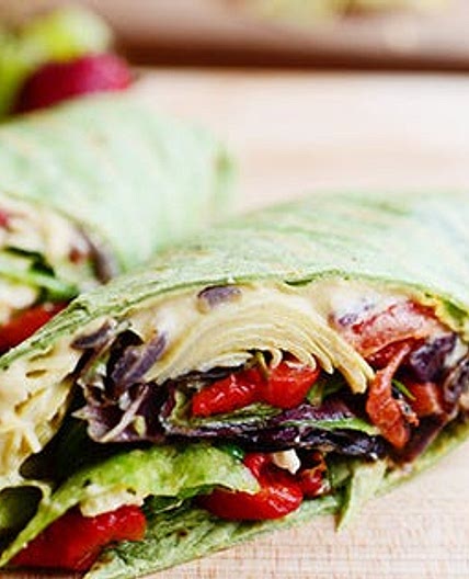 Heavenly Hummus Wrap