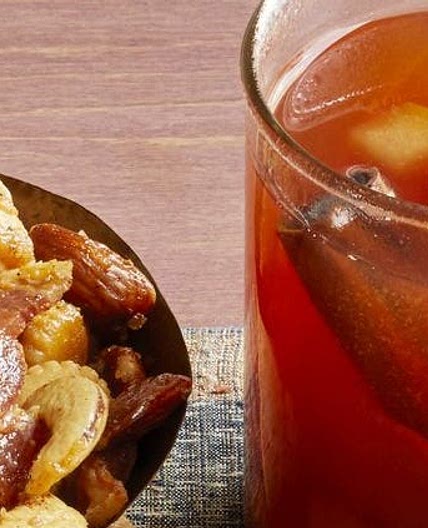 Mulled Cider with Bourbon