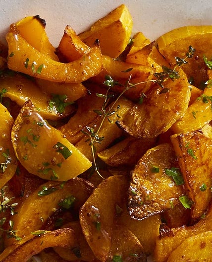Spice-Roasted Butternut Squash with Cider Vinaigrette