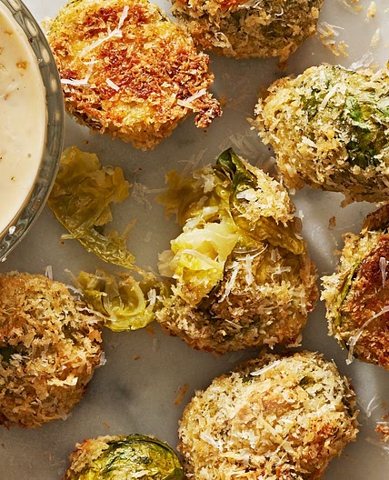 Parmesan Crusted Brussels Sprouts