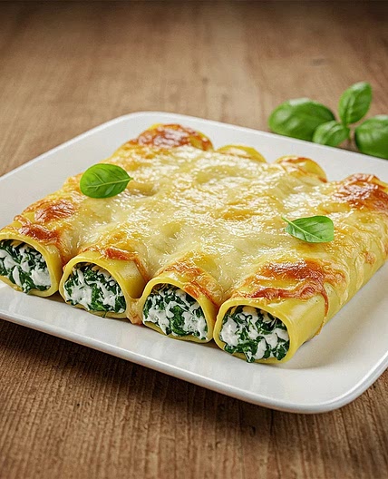 Cannelloni with Spinach Recipe, Easy, Creamy & Delicious | Sharp Blades