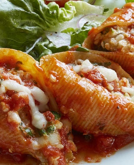 Broccoli and Cheese Stuffed Shells