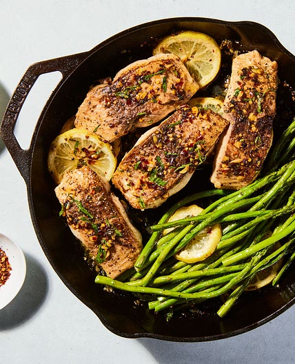 Garlicky Lemon Mahi-Mahi