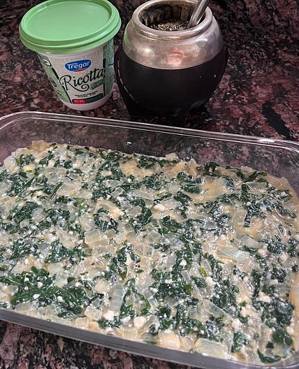 Tortilla de espinaca